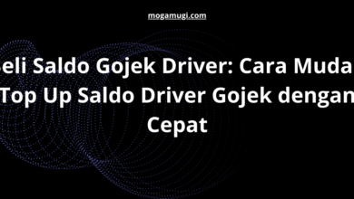 Beli Saldo Gojek Driver: Cara Mudah Top Up Saldo Driver Gojek dengan Cepat